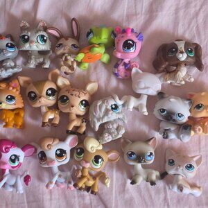 LPS LOT Shorthairs, Spaniels, Persian cats, cows, deer, sheepdog, rabbit and mor